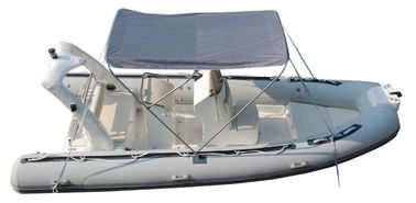 China 5.2m  orca hypalon inflatable rib boat rib520 sunbed fuel tank with center console supplier