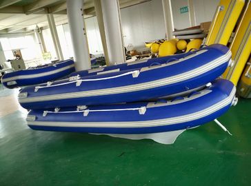 China 10 Ft PVC Foldable Rib Boat Easy Carry 3 Chamber 4 Person Inflatable Boat For Fishing supplier