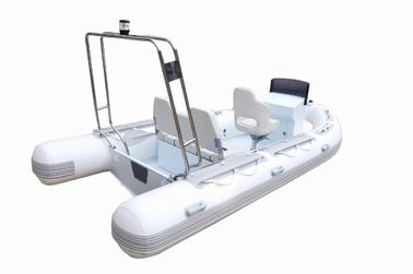 China Luxury Comfortable Aluminum Rib Boat 500cm Bass Fishing Boats With Center Console supplier