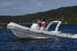 Rigid Bottom Inflatable Boat , Inflatable Pontoon Fishing Boats With Motors supplier