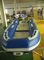 Two Paddles Frameless Pontoon Boats , 11 Ft HandMade Folded Portable Folding Boat supplier