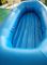 Blue Inflatable River Raft PVC Reinforced Bottom 4 Person Inflatable Raft supplier