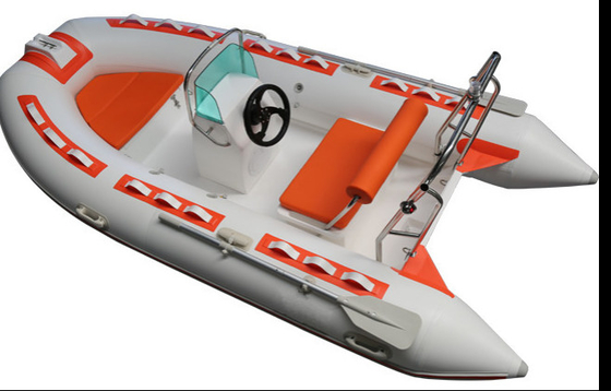 China 2022 rigid bottom inflatable boat 12ft rib360B with console and seat supplier