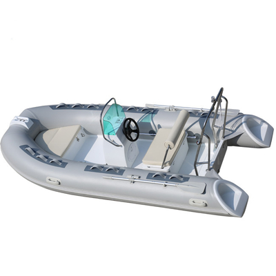 China 2022 rib boat inflatable rigid hull boats 13ft 3.9m orca hypalon rib boat simple version  rib390B supplier