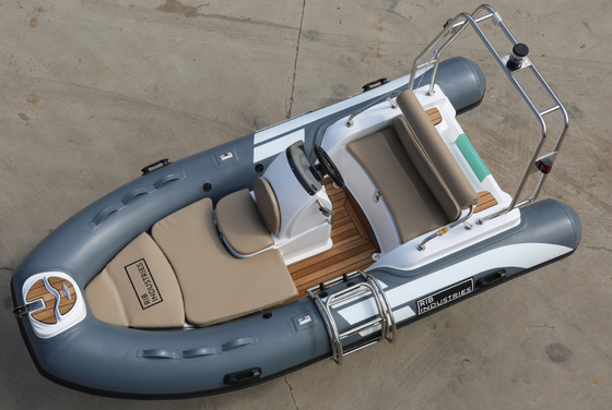 China 2022 creative design  big sundeck with removable fuel tank inflatable rib boat 13 ft rib390CL supplier
