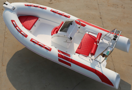 China 2022   6 persons fiberglass hull rib boat rib480B more colors with fuel tank supplier