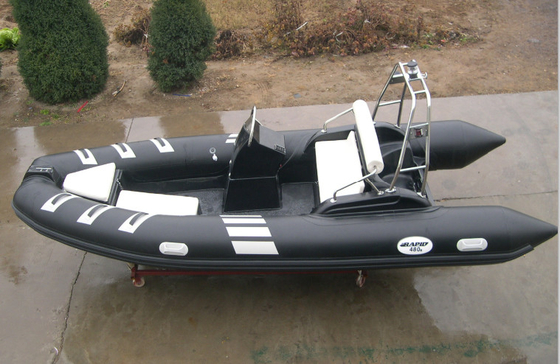 China 2022   hard bottom PVC boat   rib480C with side console  more colors supplier