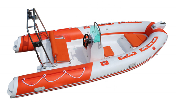 China 2022 PVC rigid rib  boat 16ft  extra wide  rib480W with side seat supplier