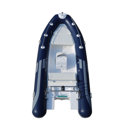 China 2022   new design orca hypalon 17ft long  fiberglass rib boat rib520D with fuel tank more colors supplier