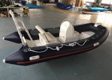 China Outside PVC Layer Small Rib Boat 3.9m Abrasion Resistance With Fiberglass Step Ends supplier