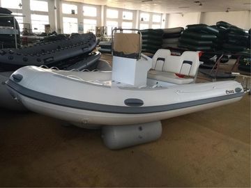 China Colorful Aluminum Commercial Fishing Boats Easy Maintain 4.2m For 9 Passengers supplier