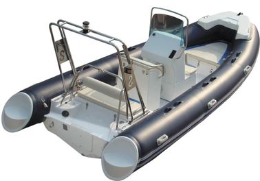 China 520cm ORCA  Hypalon  inflatable rib boat rib520 sunbed fuel tank with big  center console butterfly anchor supplier