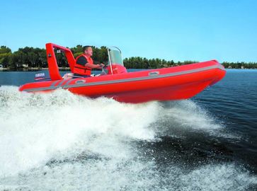 China 16 Ft PVC Fishing Inflatable Boats , Inflatable Bass Boat With Launching Ladder supplier