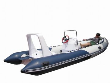 China 520cm Korea PVC panga boat   big sunbath bed  inflatable rib boat  rib520B with  center console CE certificate supplier