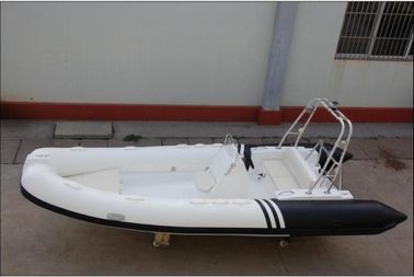China 10 Person Inflatable Boat With Stylish Console , 580cm Large Inflatable Boat supplier