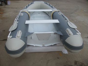 China Front Locker Aluminum Rib Boat double layer flat bottom  4 Person Inflatable Boat PVC tube supplier