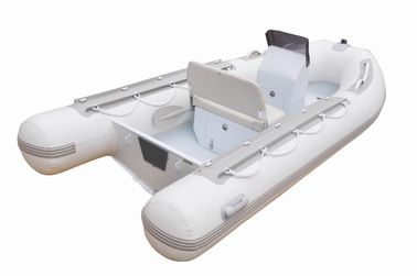 China 12.6 Feet Aluminum Rib Boat 380 Cm Double Deck Hulled Dinghy Light Weight For Tender supplier