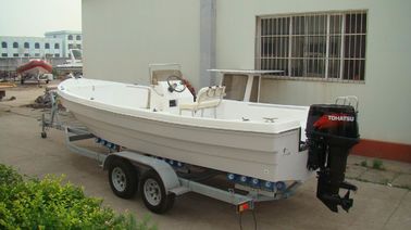 China Erosion Resistant Fiberglass Fishing Boats Easy Operate 6.8 M For Water Parks supplier