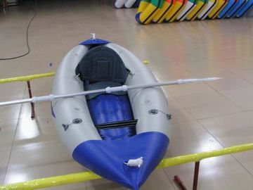 China Durable Inflatable Sea Kayak 25cm Diameter Single Person Kayak For Sport Event supplier