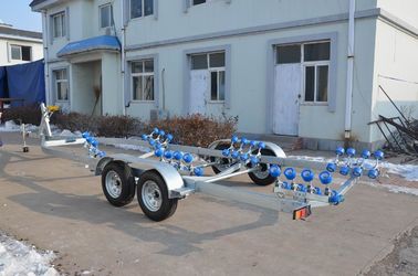 China Big Payload Heavy Duty Boat Trailers Durable 9.6 M All Sizes For The Rib Boats supplier