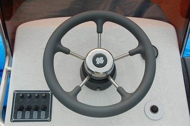 China Sailboat Steering System Stainless Boat Steering Wheel For  Exciting Driving supplier