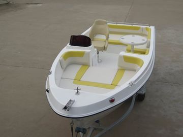 China Durable Foldable Table Fiberglass Fishing Boats For Relax , Fun , Tourist supplier