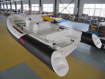 China Rigid Hull rib inflatable boat , 225HP hard bottom inflatable boat 680cm length supplier