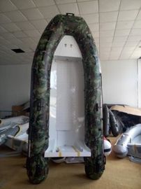 China 380Cm double flat bottom Aluminum Rib Boat with front locker in camouflage color supplier