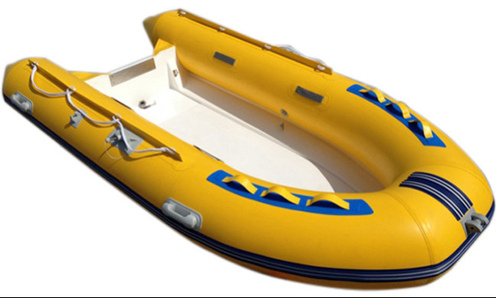 China 2022 new Fiberglass hull inflatable tube PVC simple boat 270  rib boat cheap supplier