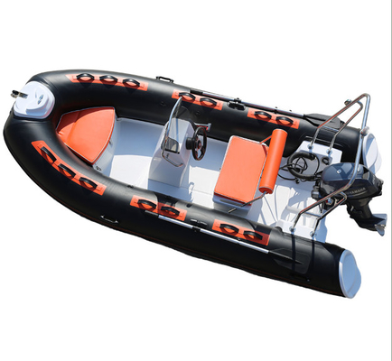 2022 innovative design removable fuel tank 13 ft  rib390BL inflatable rib boat with teak floor supplier