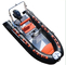 2022 innovative design removable fuel tank 13 ft  rib390BL inflatable rib boat with teak floor supplier