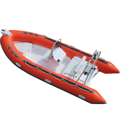 2022   6 persons fiberglass hull rib boat rib480B more colors with fuel tank supplier