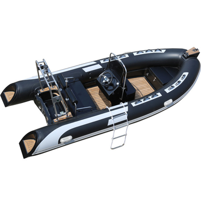 2022   hard bottom inflatable boat  PVC or hypalon rib480B with fuel tank  back cabin  more colors supplier