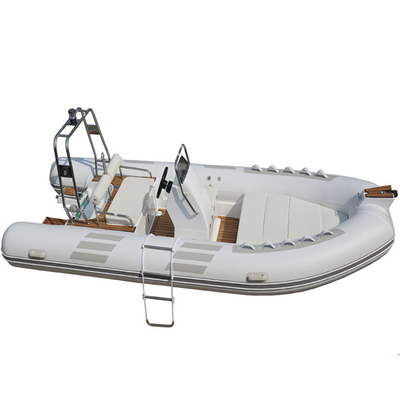 2022 orca  hypalon rib boat 16ft with fuel tank light grey rib480D with back steps supplier