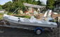 2022 orca  hypalon rigid rib  boat 16ft with fuel tank light grey rib480D with sundeck supplier
