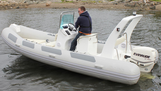 2022  rigid hull inflatable rib boat 17ft  with back cabin  rib520B supplier