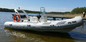 2022  inflatable speed boat  rib boat 17ft  length PVC or hypalon  with back cabin  rib520B supplier
