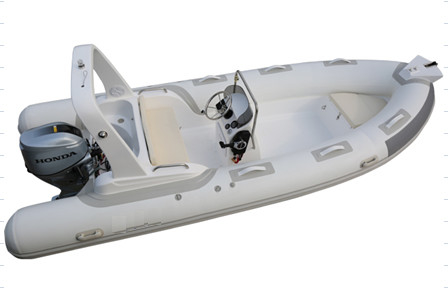 2022  large rigid hull with motor 17ft PVC or hypalon with sundeck light grey RIB520C supplier