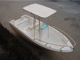 FRP Hull Fiberglass Fishing Boats Fixed Canopy Small Fiberglass Boats For Tourist Business supplier