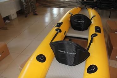 Inflatable Fishing Kayak  For Single Person , Better View Transparent Canoe Kayak supplier