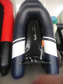 Aluminum Floor Folding Sailing Dinghy , 250cm PVC Roll Up Inflatable Boat With Slat supplier