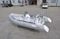 PVC Small Inflatable Fishing Boats Rib430 Light Grey With Inflatable Tube supplier