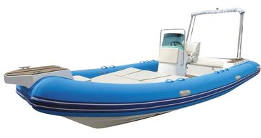 Teak Floor Inflatable Rib Boat 7.3m Elegant Design With Fiberglass Hull supplier