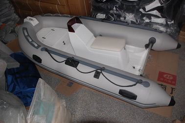 PVC 5 Person Inflatable Boat For Fishing , 330m Jockey Console Marine Inflatable Boat supplier