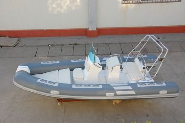 520cm ORCA  Hypalon  inflatable rib boat rib520 sunbed fuel tank with big  center console butterfly anchor supplier