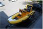 17ft orca hypalon inflatable rib boat  rib520A with sunbed center console rear cabin CE certificate supplier
