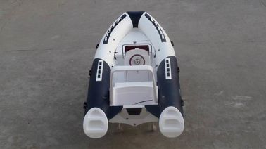 Inflatable Rigid Boats With Center Console , 5.2m ORCA Hypalon Inflatable Motor Boat supplier