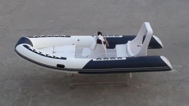 Inflatable Rigid Boats With Center Console , 5.2m ORCA Hypalon Inflatable Motor Boat supplier