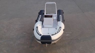 Inflatable Rigid Boats With Center Console , 5.2m ORCA Hypalon Inflatable Motor Boat supplier