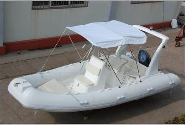 580cm Korea PVC   large center console inflatable rib boat rib580A big boat with teak floor supplier